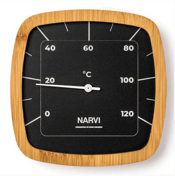 Leisurecraft - Narvi Black Thermometer Celsius