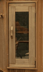 Door with Large Bronze Window 