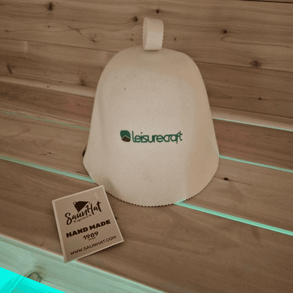 Leisurecraft - Sauna Hat - White