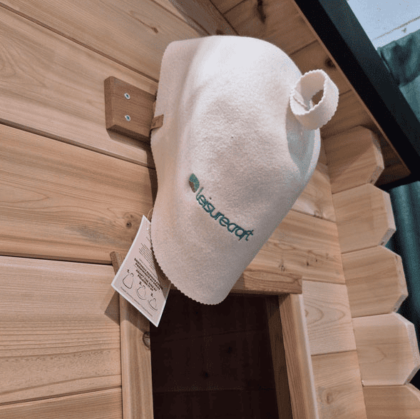 Leisurecraft - Sauna Hat - White