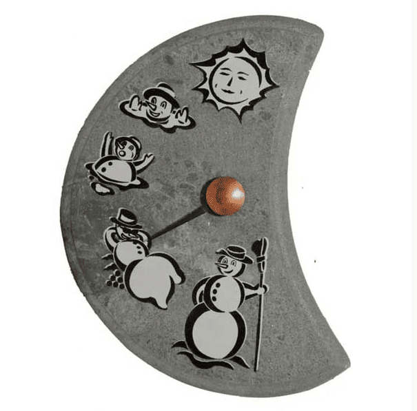 Leisurecraft - LUMIUKKO, Snowman Soapstone Thermometer