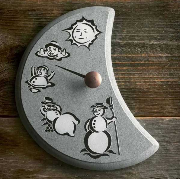 Leisurecraft - LUMIUKKO, Snowman Soapstone Thermometer