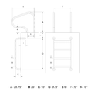 Northern Stainless - Under Cover Ladder - Marine Grade Tread