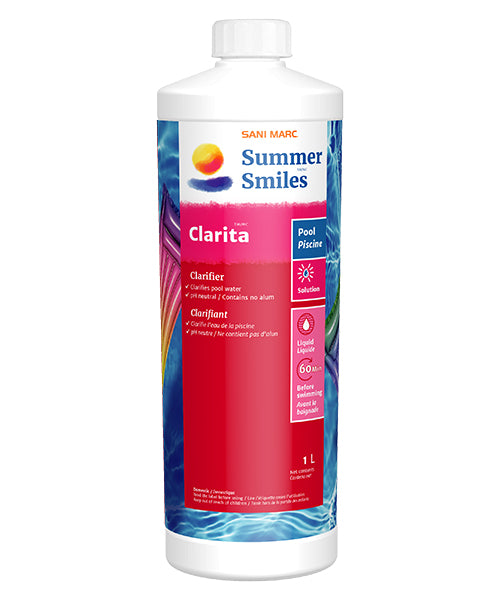 Summer smiles CLARITA is a fast-acting clarifier