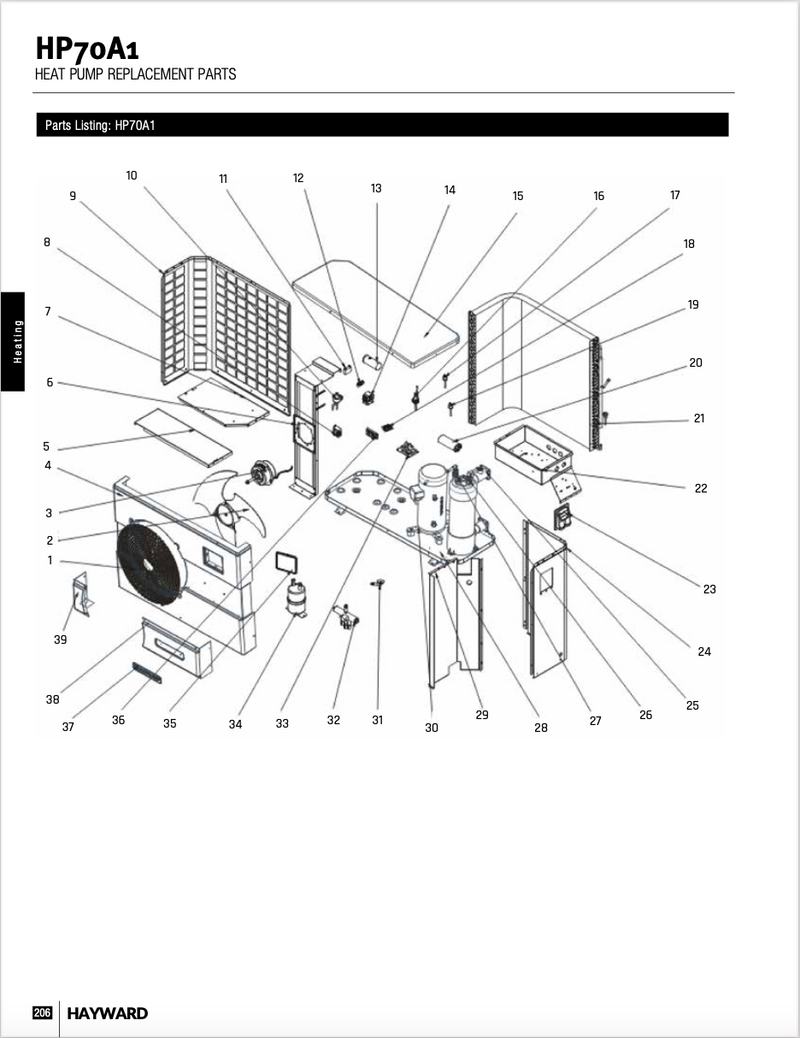 Hayward - Pressostat haute pression pour TOUS les modèles - HPX2001-3605 