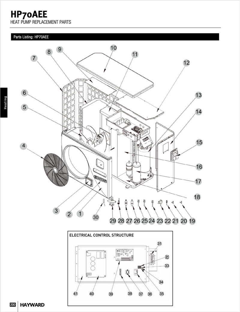 Hayward High Pressure Switch for ALL Models - HPX2001-3605