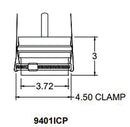 Adaptateur de ventilation HeatFab Saf-T Vent® 4" Cat. III - Hayward HDF275 | HDF400