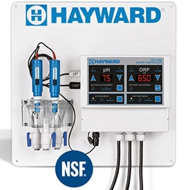 Hayward HCC commercial standard package PH ORP water chemistry monitor HCC2000-AU gold tip sensor HMAC Class A B pool spa waterpark best price Canada free shipping at www.poolproductscanada.ca
