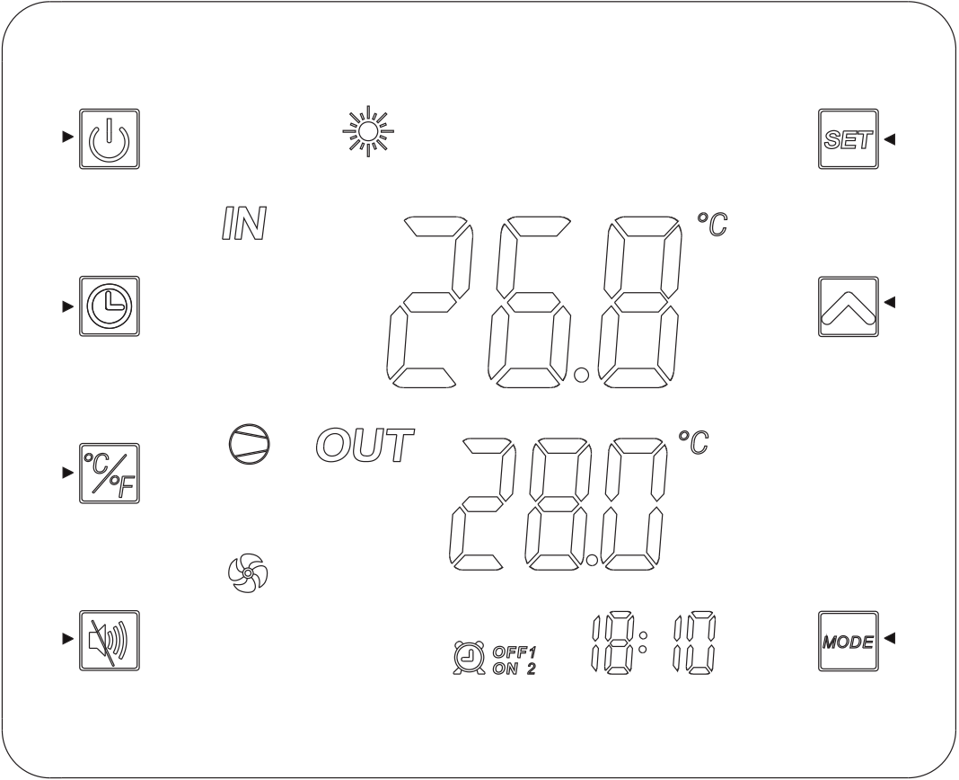 Hayward Sidefan horizontal heat pump thermopompes replacement lcd controller for all models HPX95005-310261 compatible with HP50A1 HP70A1 Canada at www.poolproductscanada.ca