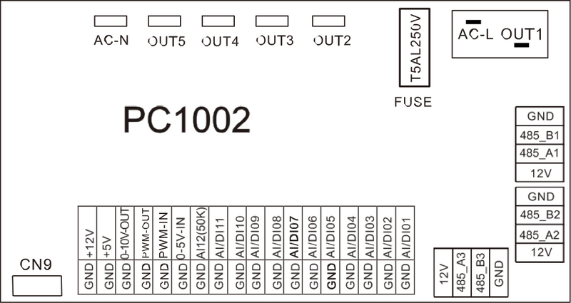 Hayward Sidefan horizontal heat pump thermopompes replacement pcb board for all models HPX95005-310569 compatible with HP50AEE HP70AEE Canada at www.poolproductscanada.ca