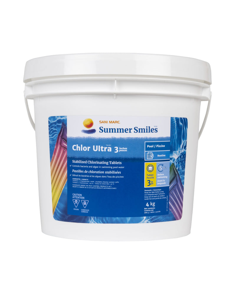 Summer Smiles Chlor Ultra Comprimés 3" 4kg 