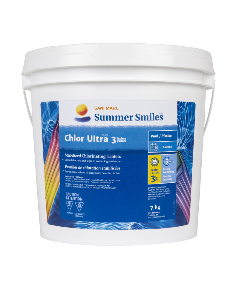 Summer Smiles Chlor Ultra Comprimés 3" 7 kg 
