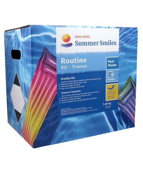 Summer Smiles Pool Chemical Routine Kit 