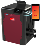 Raypak Avia P-R264A-EN-C 264000 BTU Natural Gas Swimming Pool Heater Canada Best price free shipping Raymote integrated wifi control for connectivity anywhere anytime at www.poolproductscanada.ca - The Rheem and Raypak specialists 